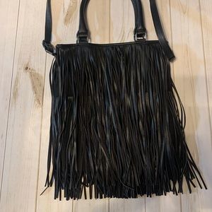 Mossimo fringe cross body purse